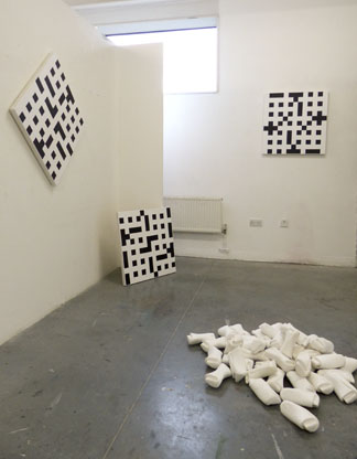 Philip Bradshaw, Studio installation view, Feb 2013